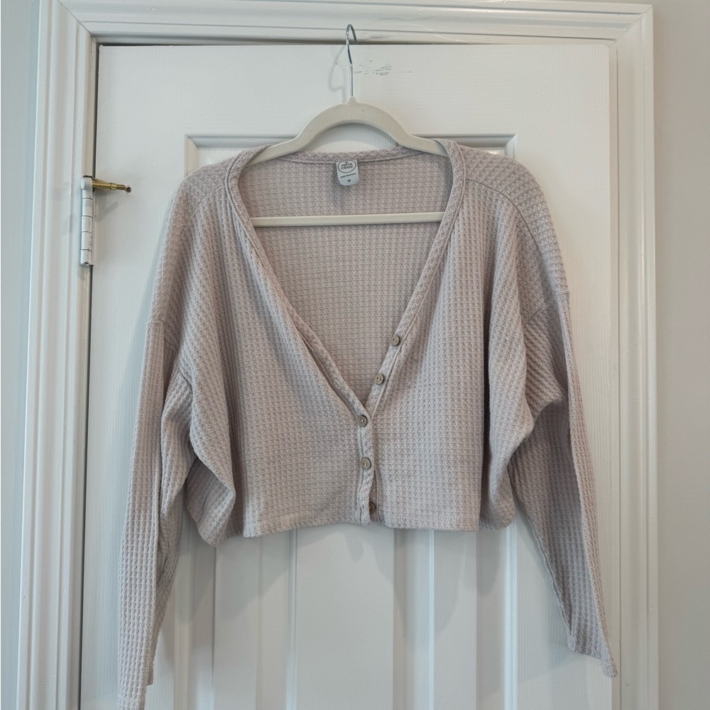 Paper Crane Light Beige Cardigan